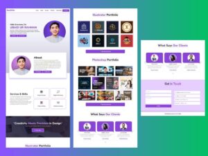 Portfolio web design